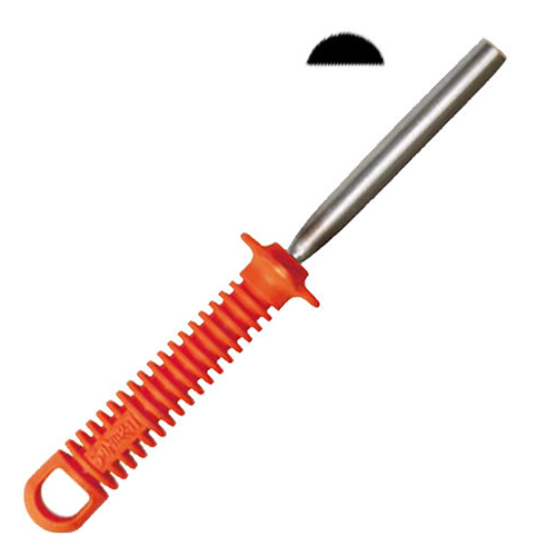 Напильник Самурай абразивный, полукруглый для заточки секаторов, ножниц DFM-76