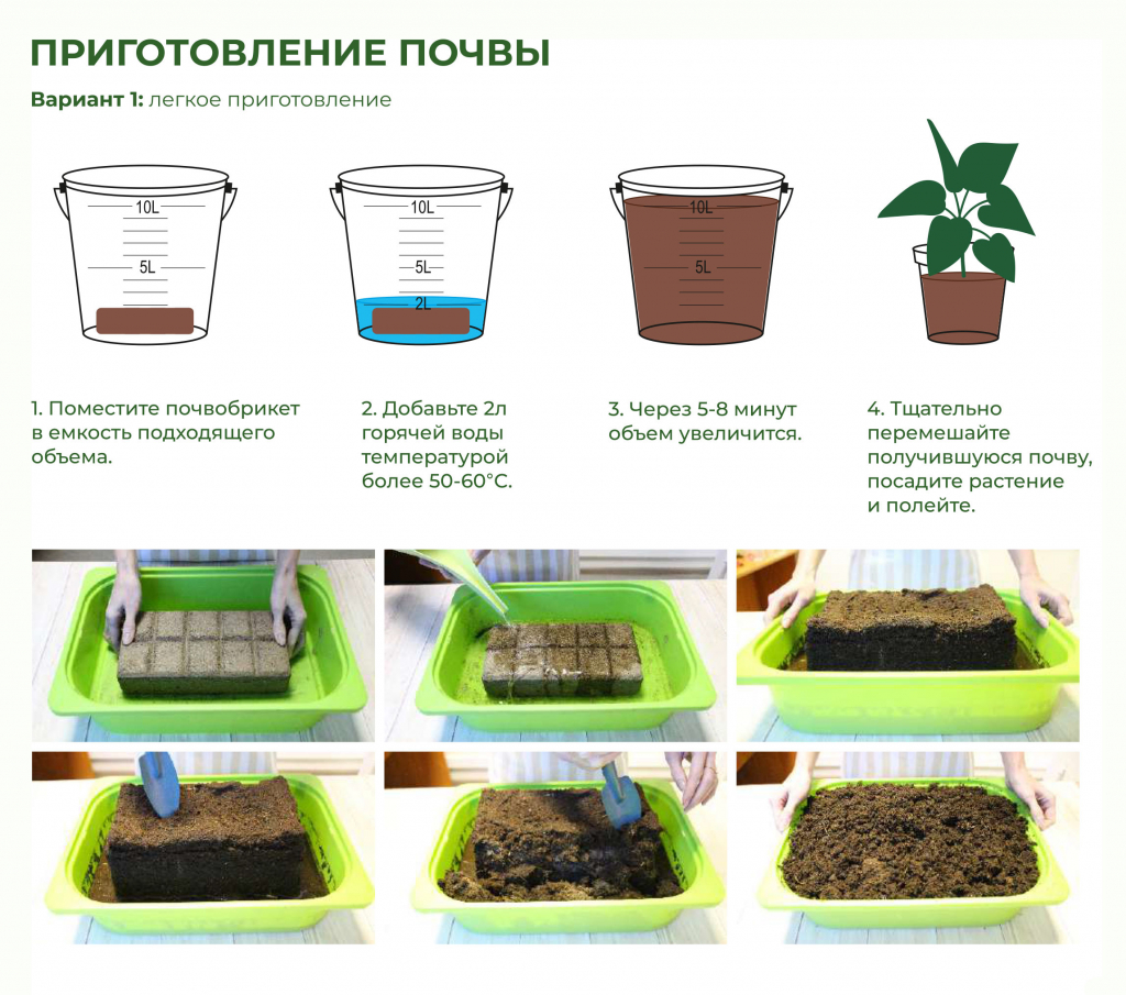 Почвобрикеты для выращивания рассады БиоМастер 4шт