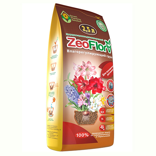 ZEOFLORA Влагорегулирующий грунт для луковичных растений 2,5 л